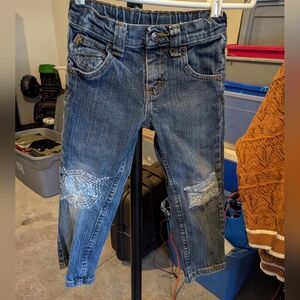 Hand Embroidered Halloween Boys Wranglers